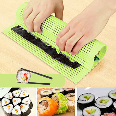 Kit-sushi-tapis-lavable-silicone-ustensile-de-la-cuisine-creation-sushi