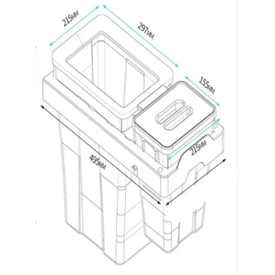 Poubelle-poubelle-tiroir-double-coulissant-qualite-irreprochable