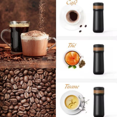 Cafetiere Théière Carafe Filtrante à Café Vintage bouteille isotherme vital - Cuisinelecoffret.com