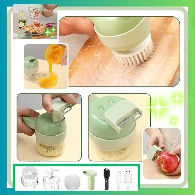 Hachoir 3iem génération puissant mandoline mélangeur batteur electrique - Cuisinelecoffret.com