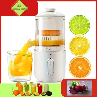 Mixeur, centrifugeuse presse agrumes rechargeable extracteur puissant et robuste - Cuisinelecoffret.com