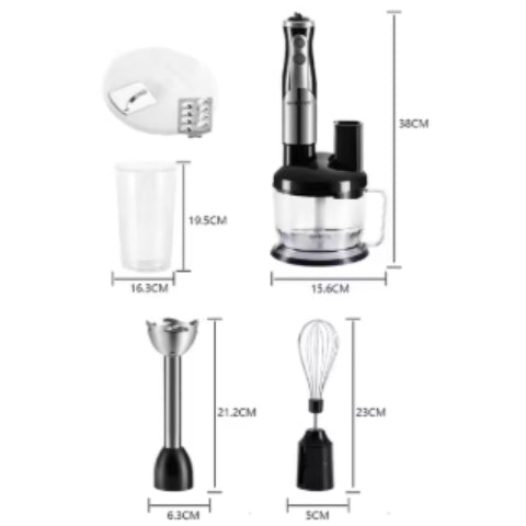 Mixeur, fouet hachoir a viande mixeur plongeant électrique 8 en 1 qualité supérieur - Cuisinelecoffret.com