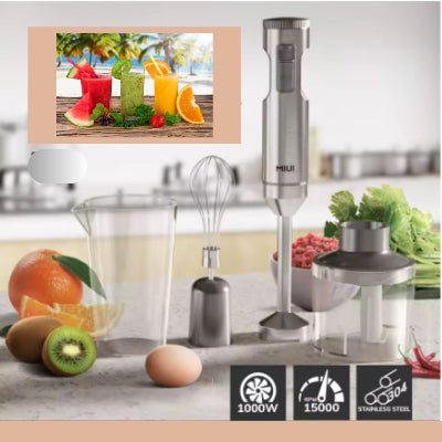 Mixeur, hachoir énergique vitesse variable Mixer plongeant puissant qualité inégalé - Cuisinelecoffret.com