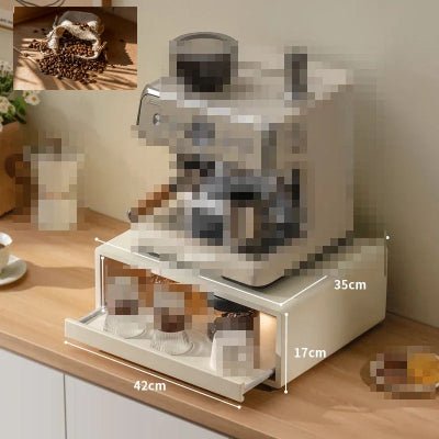 Rangement cuisine pour cafetière support micro onde meuble polyvalent - Cuisinelecoffret.com