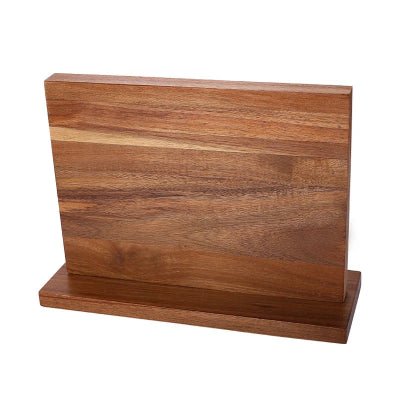 Rangement cuisine pour couteaux magnétique facile entretient bois d'acacia - Cuisinelecoffret.com