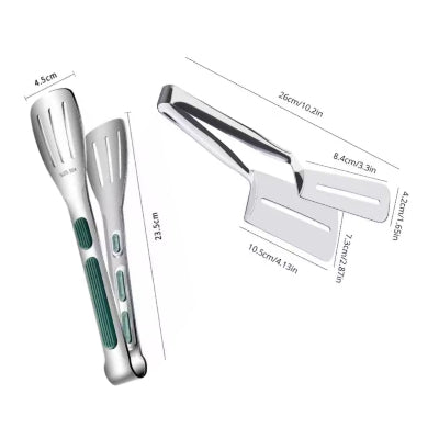 ustensiles-de-cuisine-duo-spatules-inoxydable-pince-pour-cuisine-haut-de-gamme