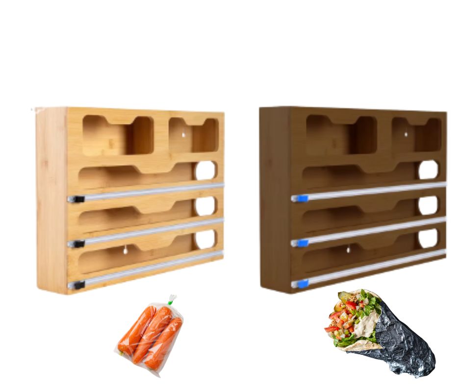 Ustensiles de cuisine | Organiseur Bambou 5-en-1