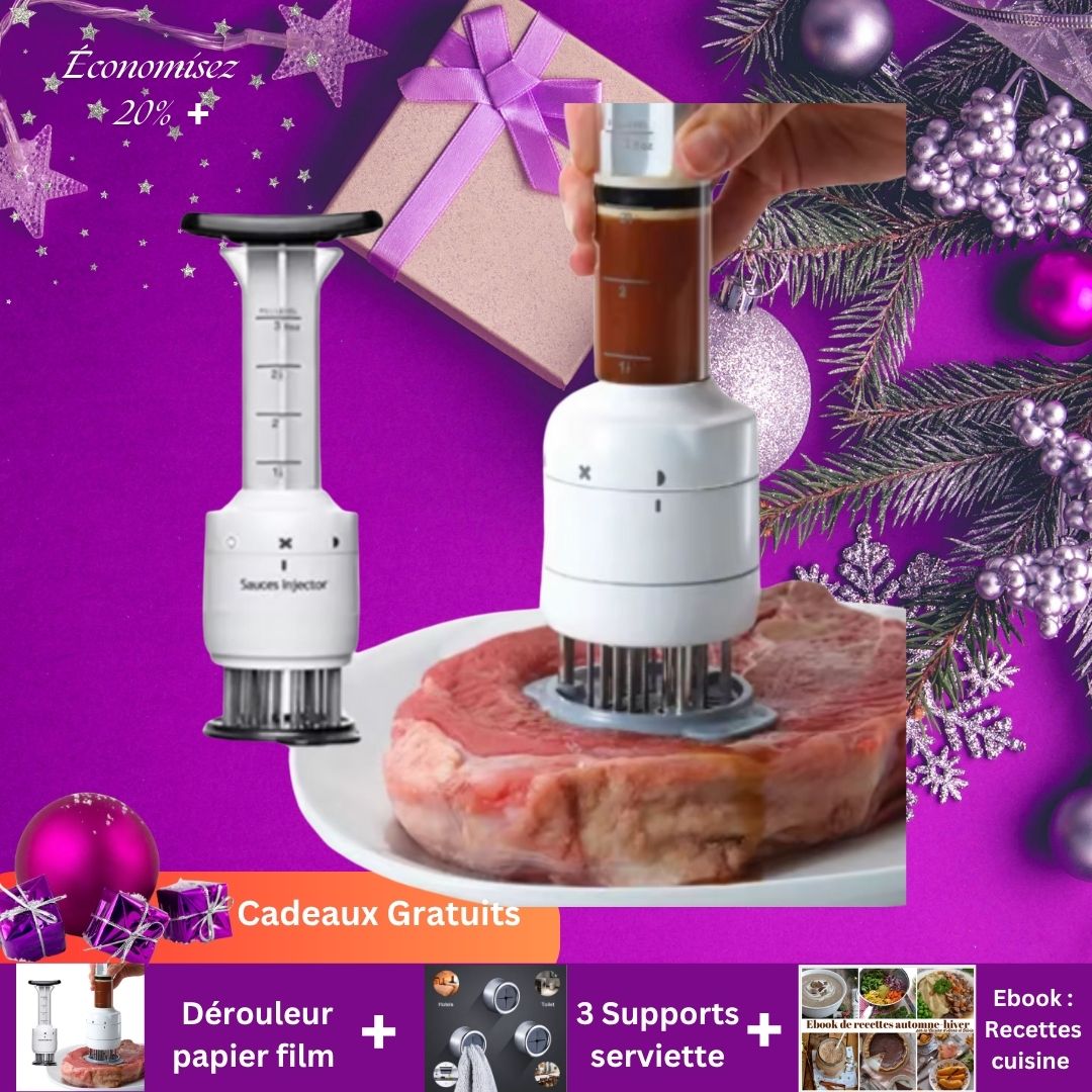 Utensilios de cocina ablandador inyector