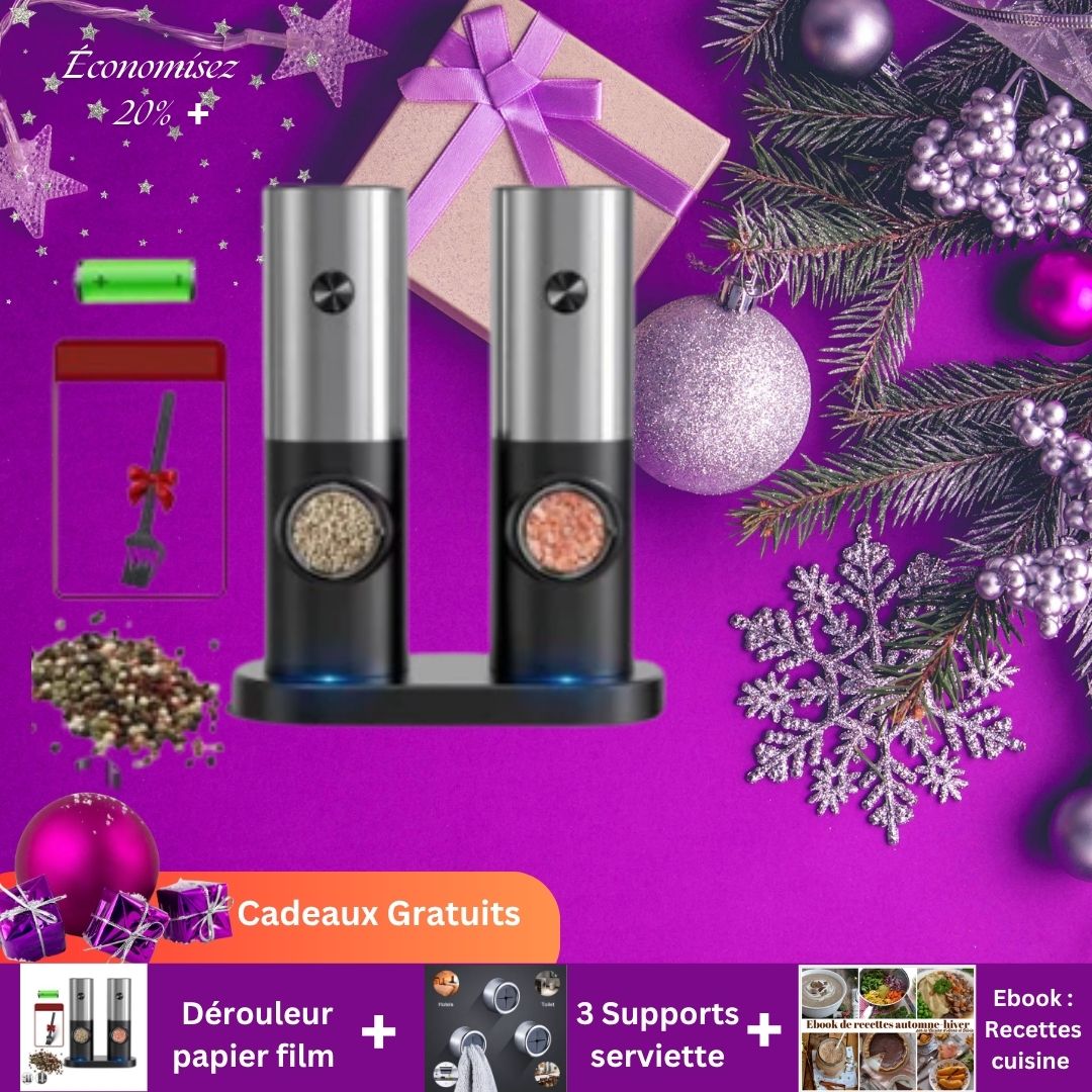 utensilios de cocina: Molinillo automático de sal y pimienta