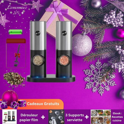 utensilios de cocina: Molinillo automático de sal y pimienta