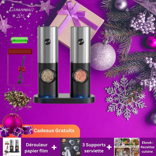 utensilios de cocina: Molinillo automático de sal y pimienta