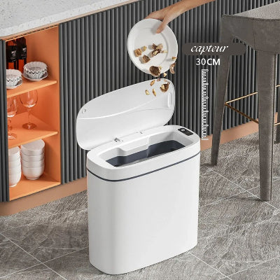 Poubelle intelligente 14L - Cuisinelecoffret.com