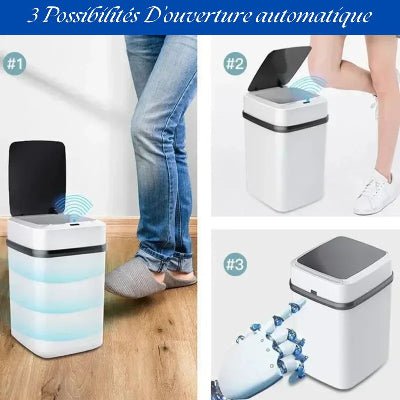 Poubelle automatique 16 L. - Cuisinelecoffret.com