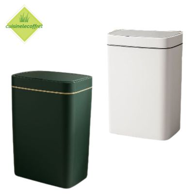 Poubelle-poubelle-bleue-vert-automatique-vintage