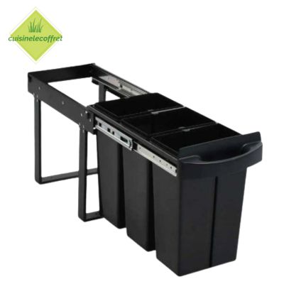 Poubelle-poubelle-tiroir-coulissant-36L-robuste-irreprochable-0