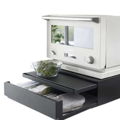 Rangement-cuisine-support-micro-onde-boite-de-rangement-cuisine-noir