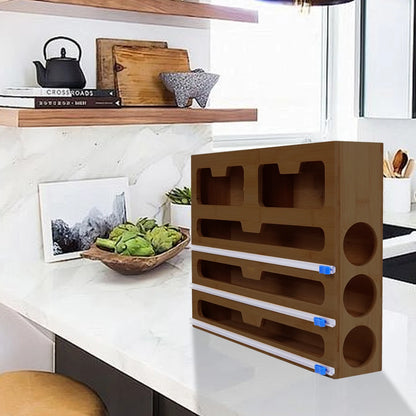 Ustensiles de cuisine | Organiseur Bambou 5-en-1