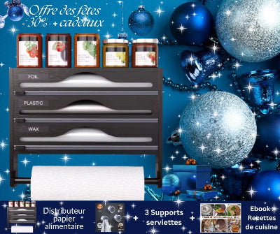 Ustensiles-de-cuisine-organisateur-papier-film-irreprochable