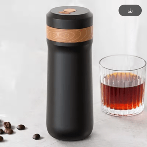 Cafetiere Théière Carafe Filtrante à Café Vintage bouteille isotherme vital - Cuisinelecoffret.com