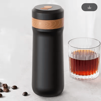 Cafetiere Théière Carafe Filtrante à Café Vintage bouteille isotherme vital - Cuisinelecoffret.com