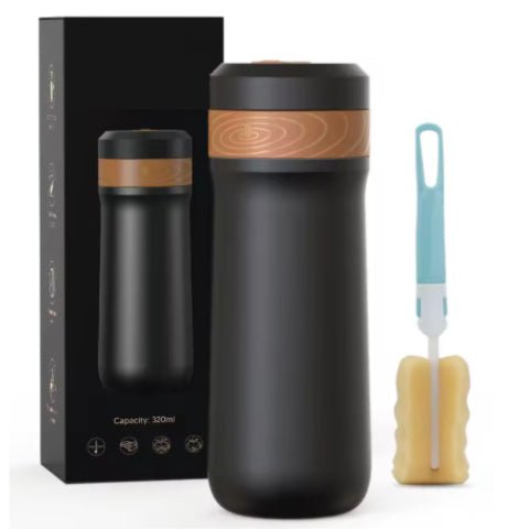 Cafetiere Théière Carafe Filtrante à Café Vintage bouteille isotherme vital - Cuisinelecoffret.com