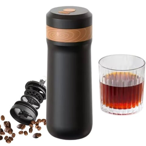Cafetiere Théière Carafe Filtrante à Café Vintage bouteille isotherme vital - Cuisinelecoffret.com