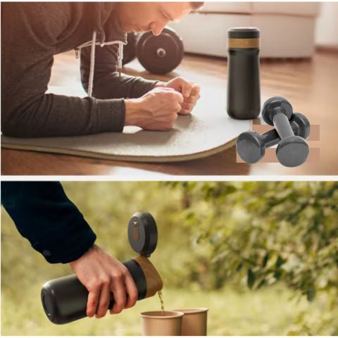 Cafetiere Théière Carafe Filtrante à Café Vintage bouteille isotherme vital - Cuisinelecoffret.com