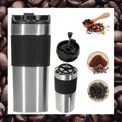 Cafetiere, théière portable machine à café menue infuseur à thé vintage - Cuisinelecoffret.com