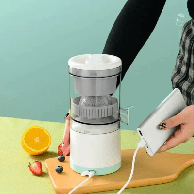 Extracteur de jus mixeur centrifugeuse indispensable silencieux rechargeable - Cuisinelecoffret.com