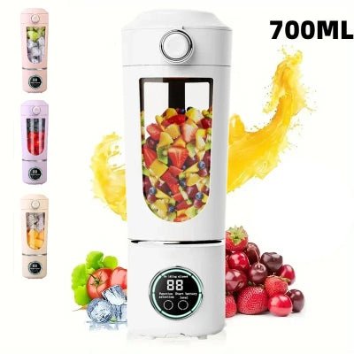 Extracteur de jus mixeur puissant centrifugeuse énergique rechargeable - Cuisinelecoffret.com