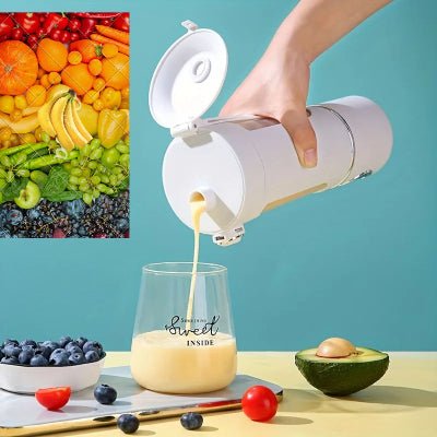 Extracteur de jus mixeur puissant centrifugeuse énergique rechargeable - Cuisinelecoffret.com