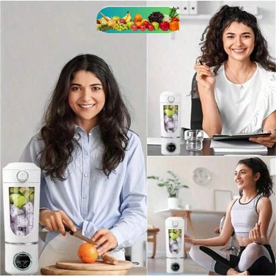 Extracteur de jus mixeur puissant centrifugeuse énergique rechargeable - Cuisinelecoffret.com
