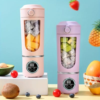 Extracteur de jus mixeur puissant centrifugeuse énergique rechargeable - Cuisinelecoffret.com