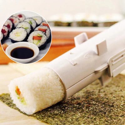 Kit sushi Bazooka ustensiles de cuisine appareil a sushi création parfaite - Cuisinelecoffret.com