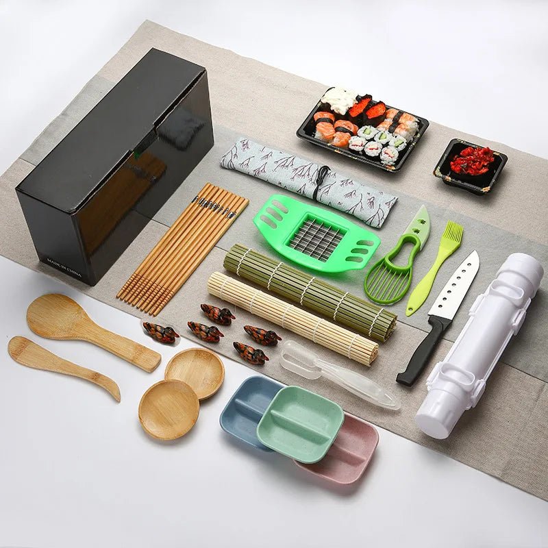 Kit sushi de fabrication de sushi - Cuisinelecoffret.com