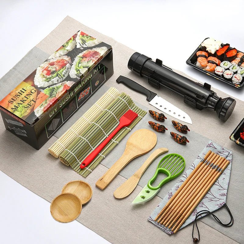 Kit sushi de fabrication de sushi - Cuisinelecoffret.com