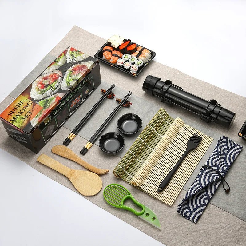 Kit sushi de fabrication de sushi - Cuisinelecoffret.com