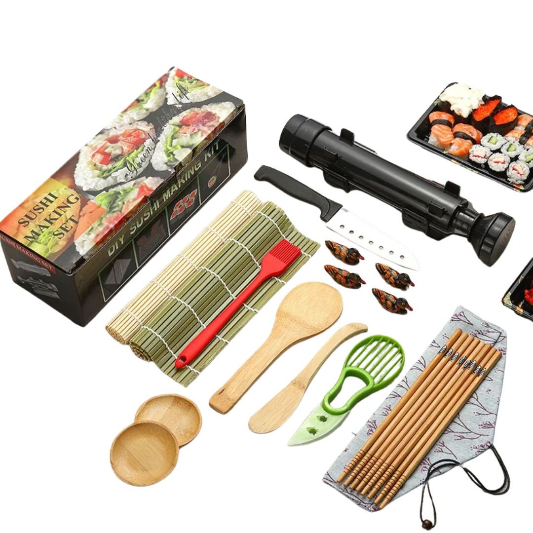 Kit sushi de fabrication de sushi - Cuisinelecoffret.com