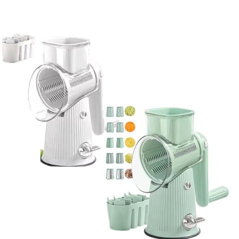 Mandoline, 12 en 1 mandoline cuisine nouvelle génération râpe à fromage - Cuisinelecoffret.com
