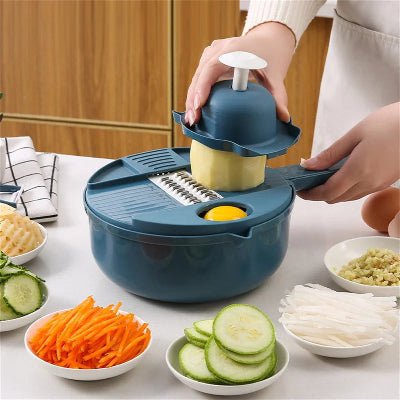 Mandoline, coupes légumes hachoir 12 en 1 ustensiles de cuisine - Cuisinelecoffret.com
