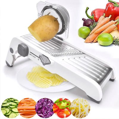 Mandoline, coupes légumes robuste mandoline cuisine haut de gamme - Cuisinelecoffret.com