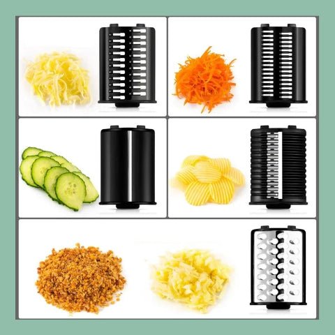 Mandoline, hachoir a viande râpe à fromage polyvalent haut de gamme - Cuisinelecoffret.com