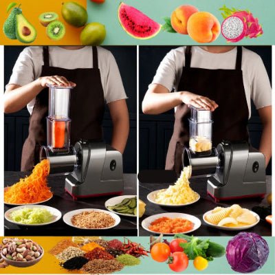 Mandoline Hachoir Électrique Presse Agrumes Mandoline cuisine robuste - Cuisinelecoffret.com