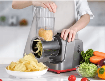 Mandoline Hachoir Électrique Presse Agrumes Mandoline cuisine robuste - Cuisinelecoffret.com
