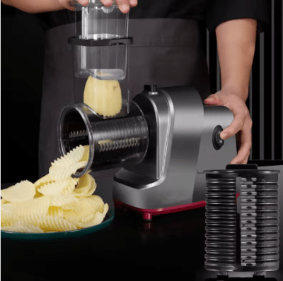 Mandoline Hachoir Électrique Presse Agrumes Mandoline cuisine robuste - Cuisinelecoffret.com