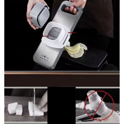 Mandoline, hachoir trancheuse irréprochable râpe à fromage vintage - Cuisinelecoffret.com