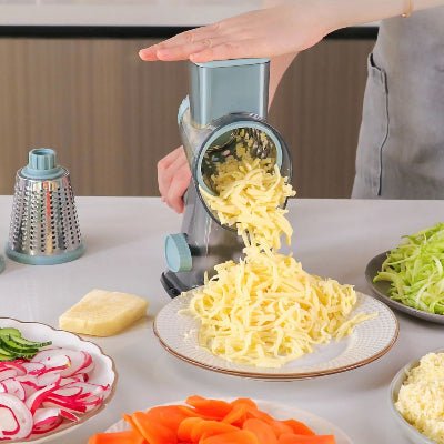 Mandoline robuste râpe à fromage hachoir multifonction qualité supérieur - Cuisinelecoffret.com