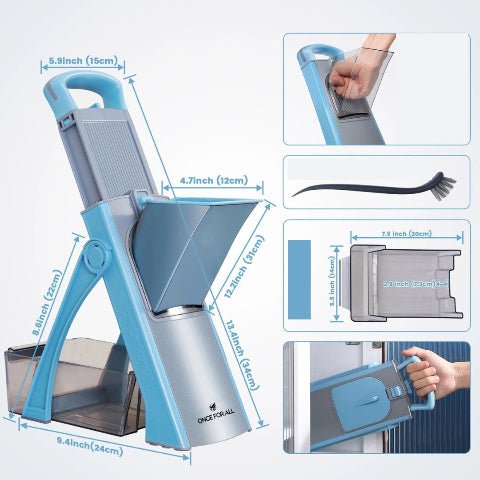 Mandoline supérieure, hachoir trancheuse à viande robuste et polyvalente - Cuisinelecoffret.com