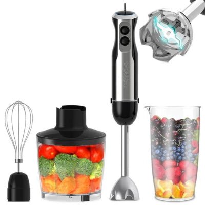 Mixeur 1000w rechargeable hachoir polyvalent irréprochable turbo - Cuisinelecoffret.com