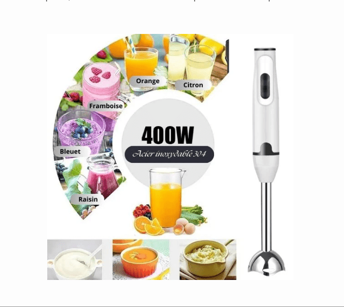 Mixeur à immersion mixeur plongeant polyvalent puissant innombrable fonction - Cuisinelecoffret.com
